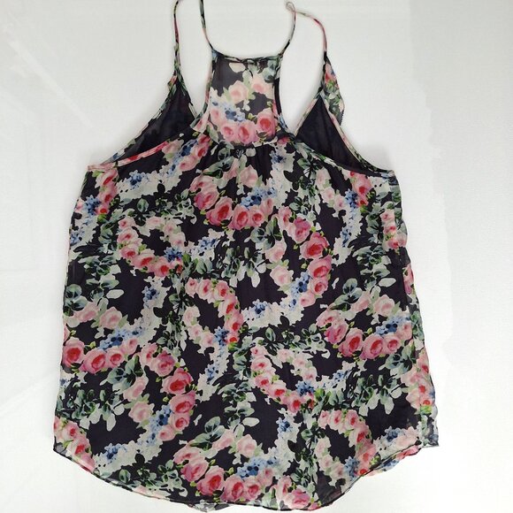 Rebecca Taylor Floral Silk Sleeveless Top - Picture 2 of 7